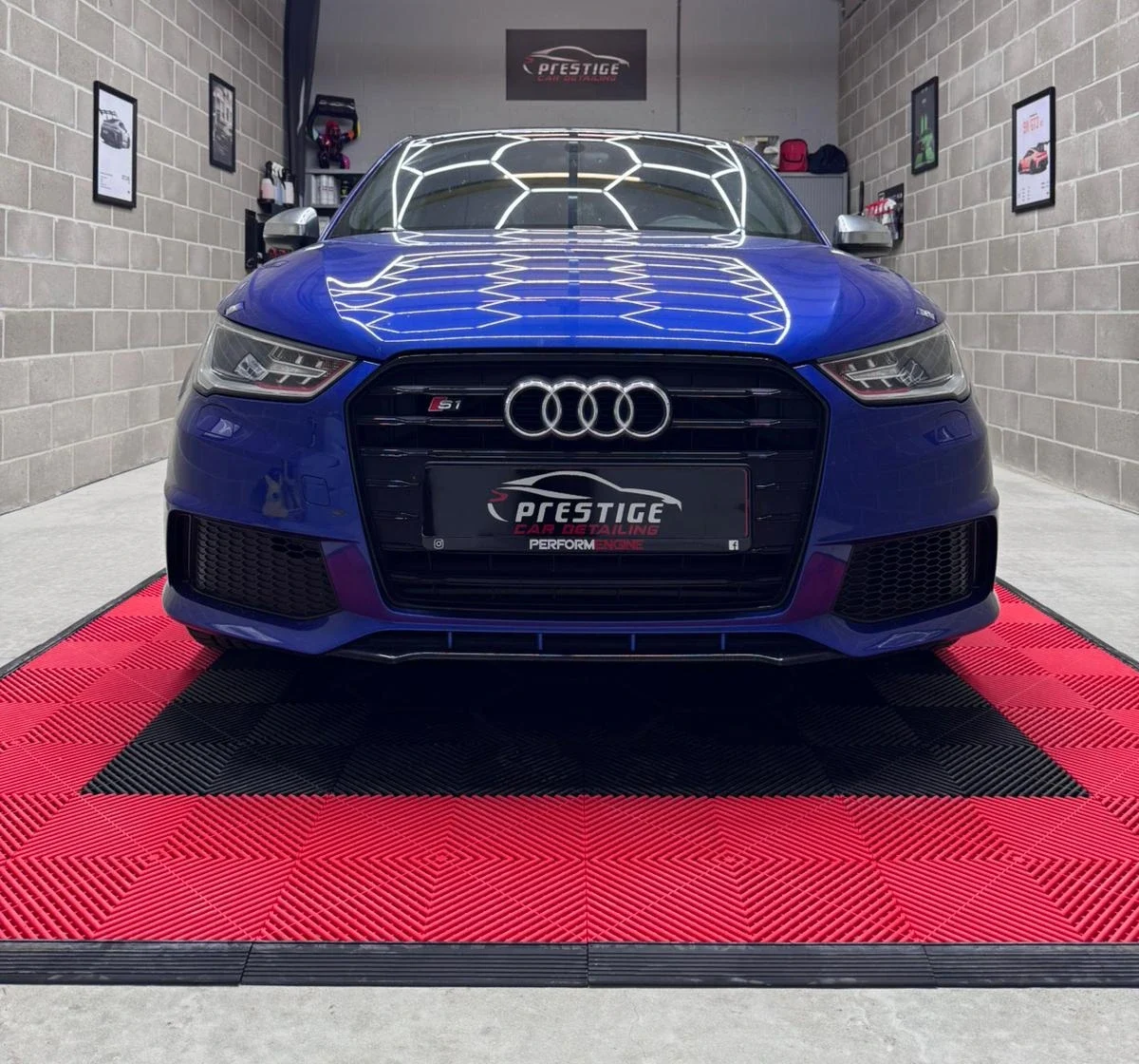 car detailing quaregnon audi bleu